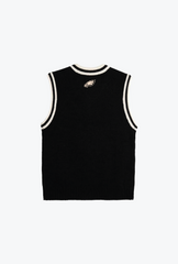 Philadelphia Eagles Knit Sweater Vest - Black