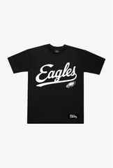 Philadelphia Eagles Script Heavyweight T-Shirt - Black