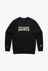 New Orleans Saints Spirit Crewneck - Black