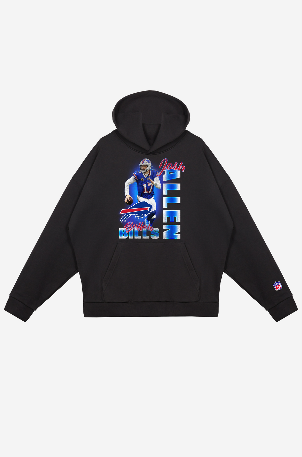 Josh Allen SuperHeavyâ¢ï¸ Hoodie - Black