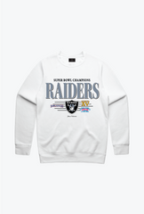 Las Vegas Raiders Vintage Crewneck - White