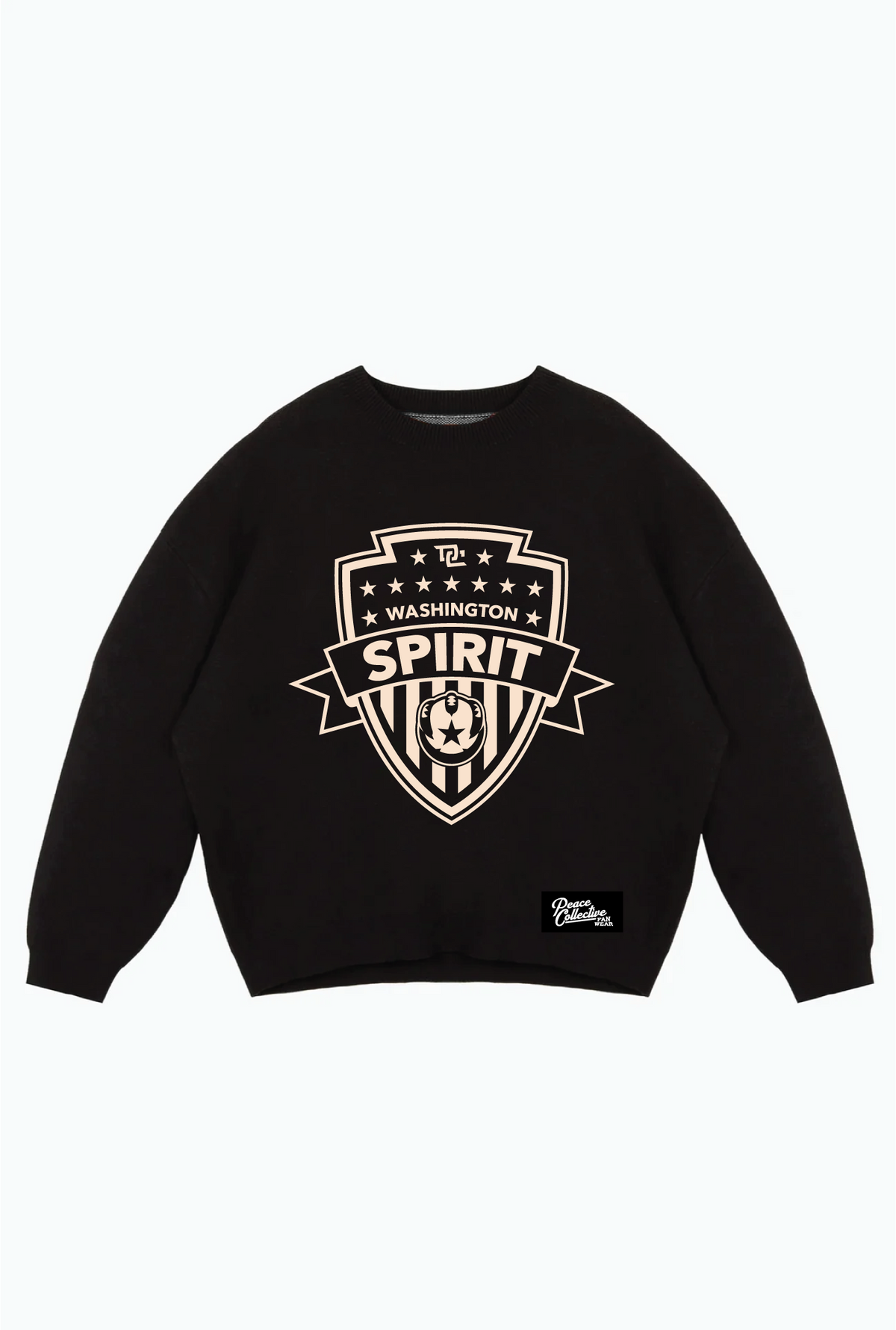 Washington Spirit Essentials Oversized Knit Sweater - Black