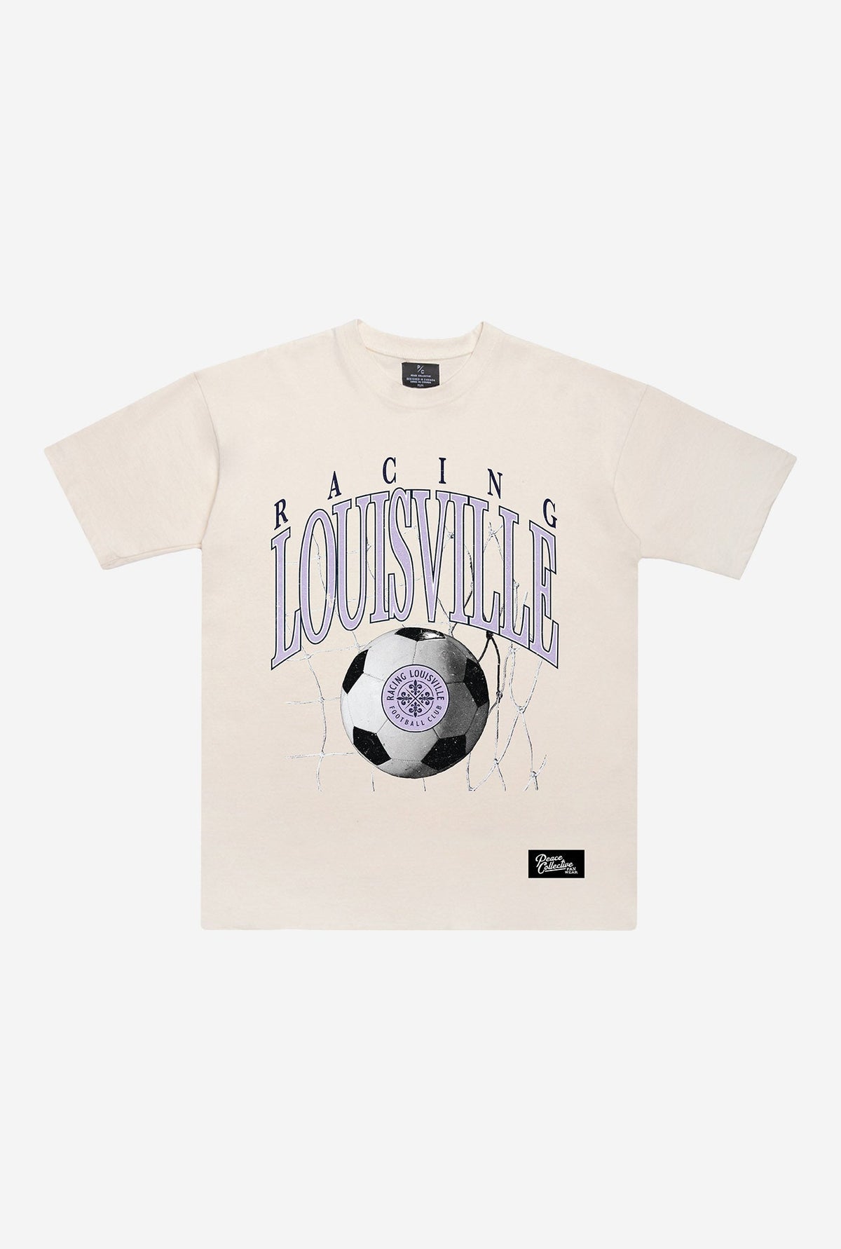 Racing Louisville FC Heavyweight T-Shirt - Ivory