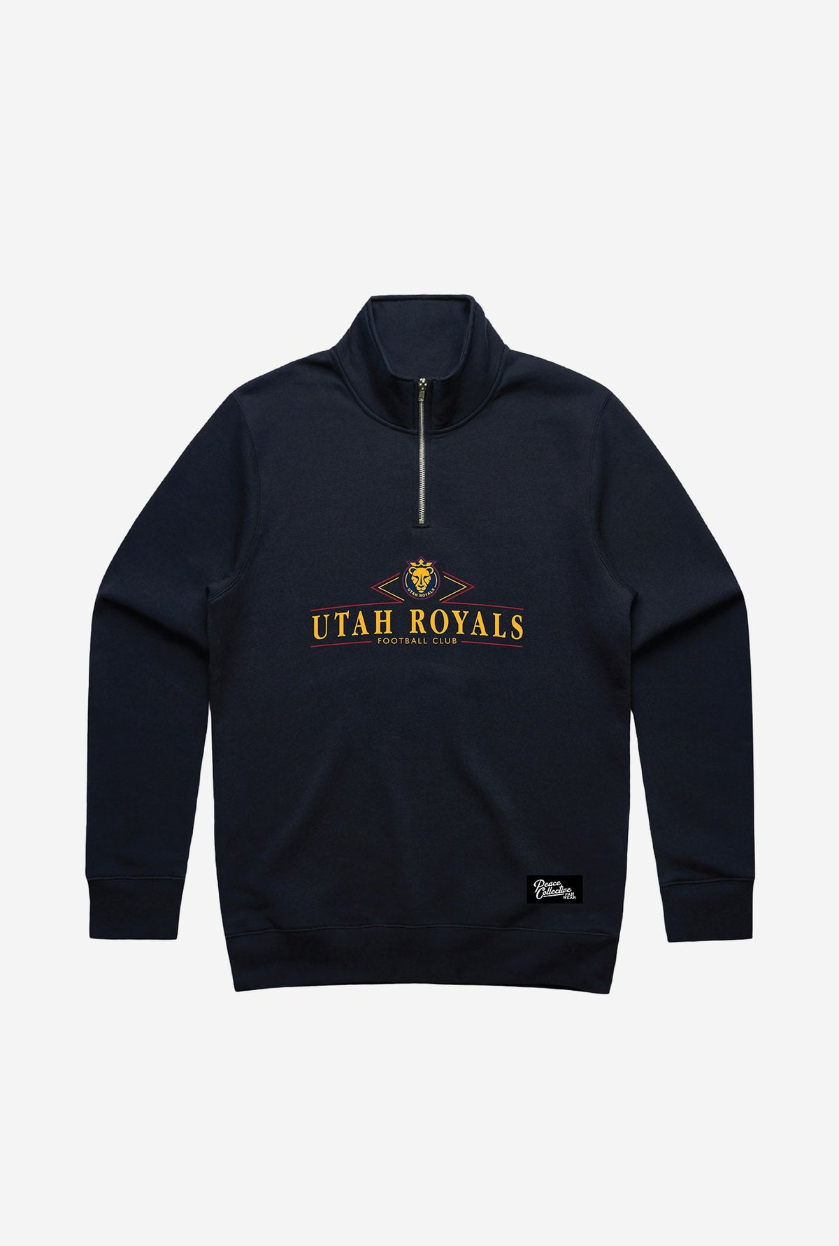 Utah Royals Vintage Quarter Zip - Navy