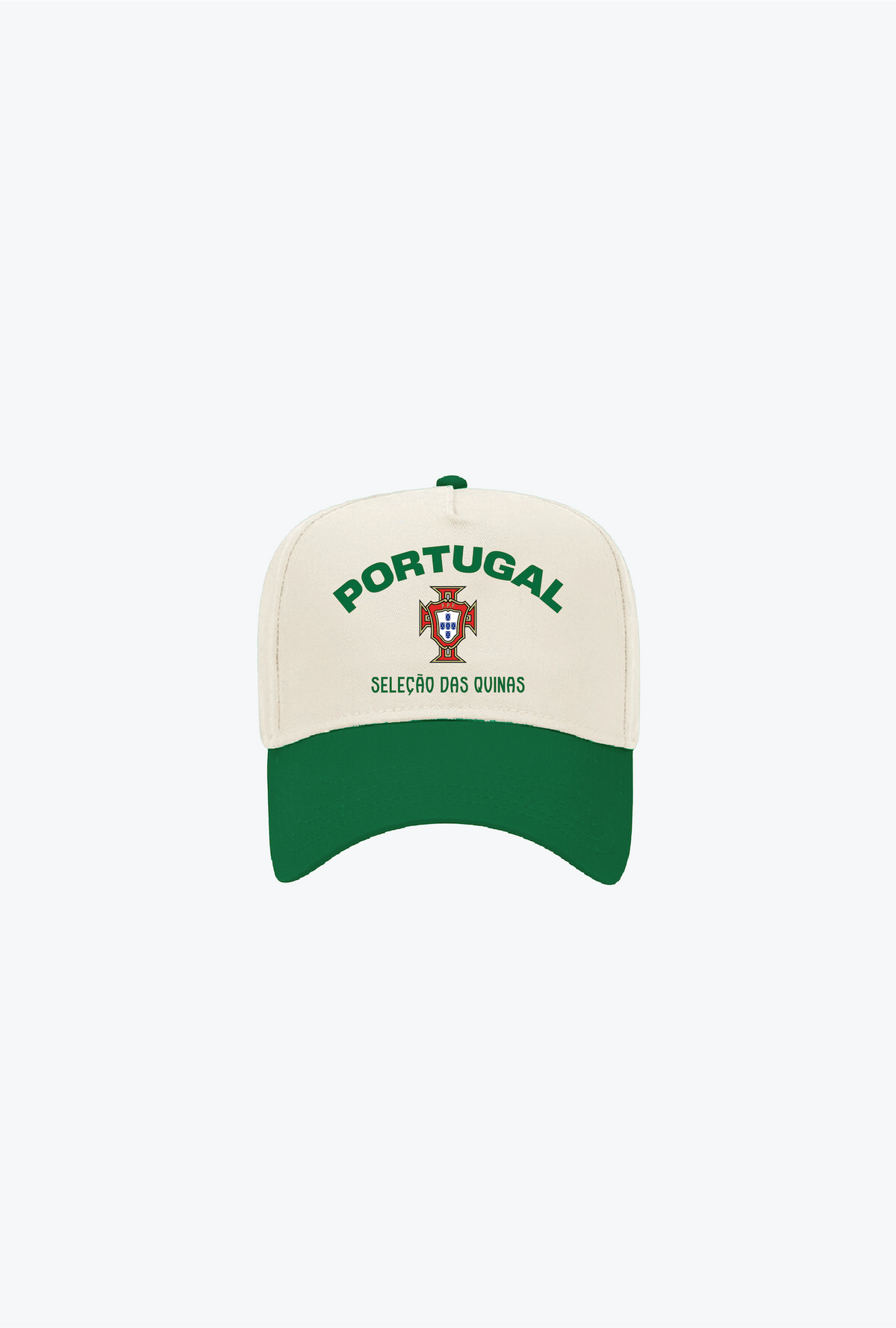 Portugal A-Frame Cap - Green / Ivory