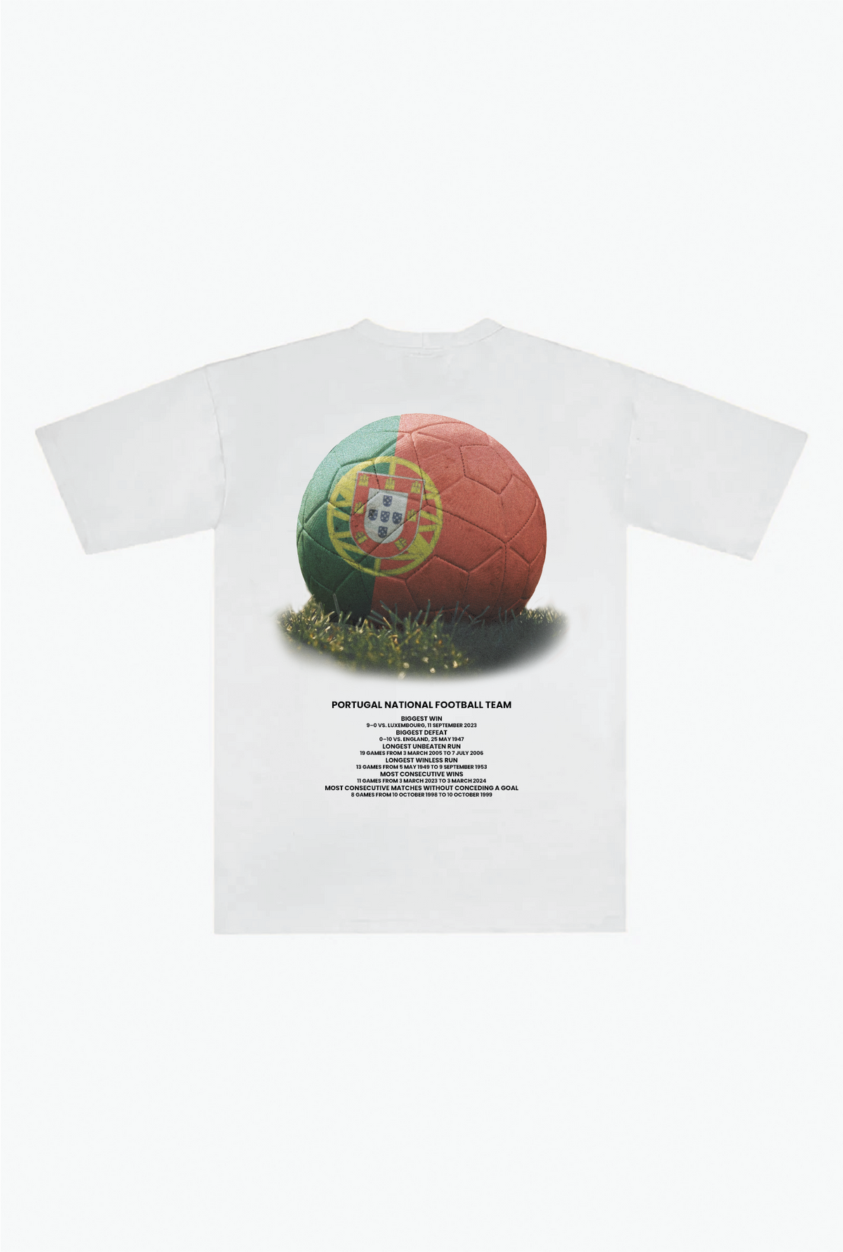 Portugal Football Heavyweight T-Shirt - White