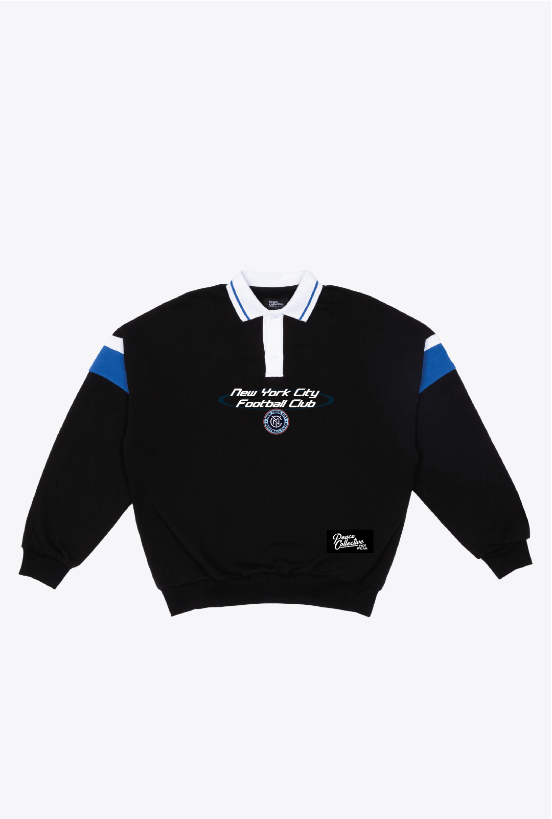 New York City FC Oversized Rugby - Black / Royal