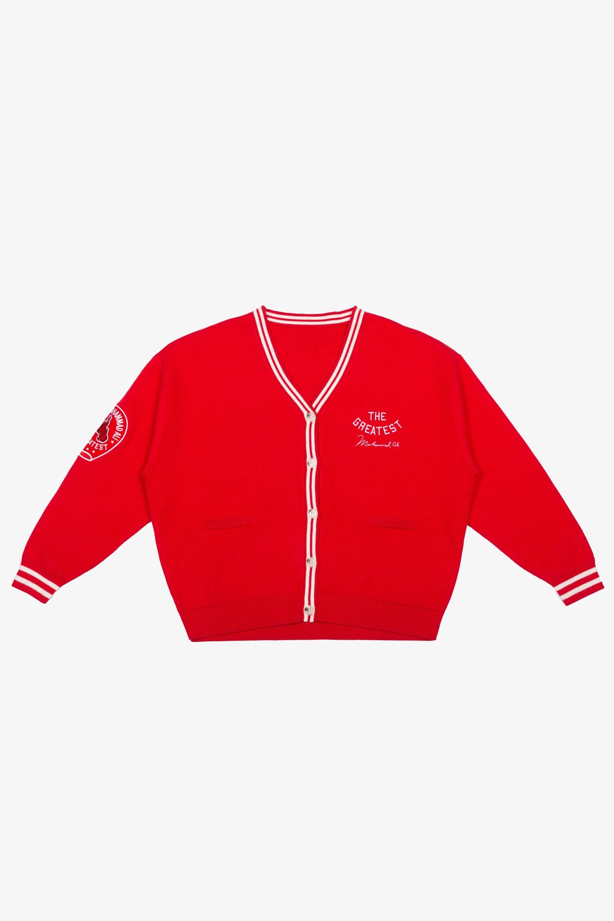 P/C x Muhammad Ali Knit Cardigan - Red