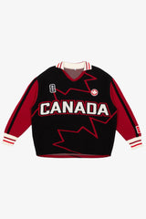 FIFA World Cup 2026â¢ Canada Knit Long Sleeve Jersey - Black