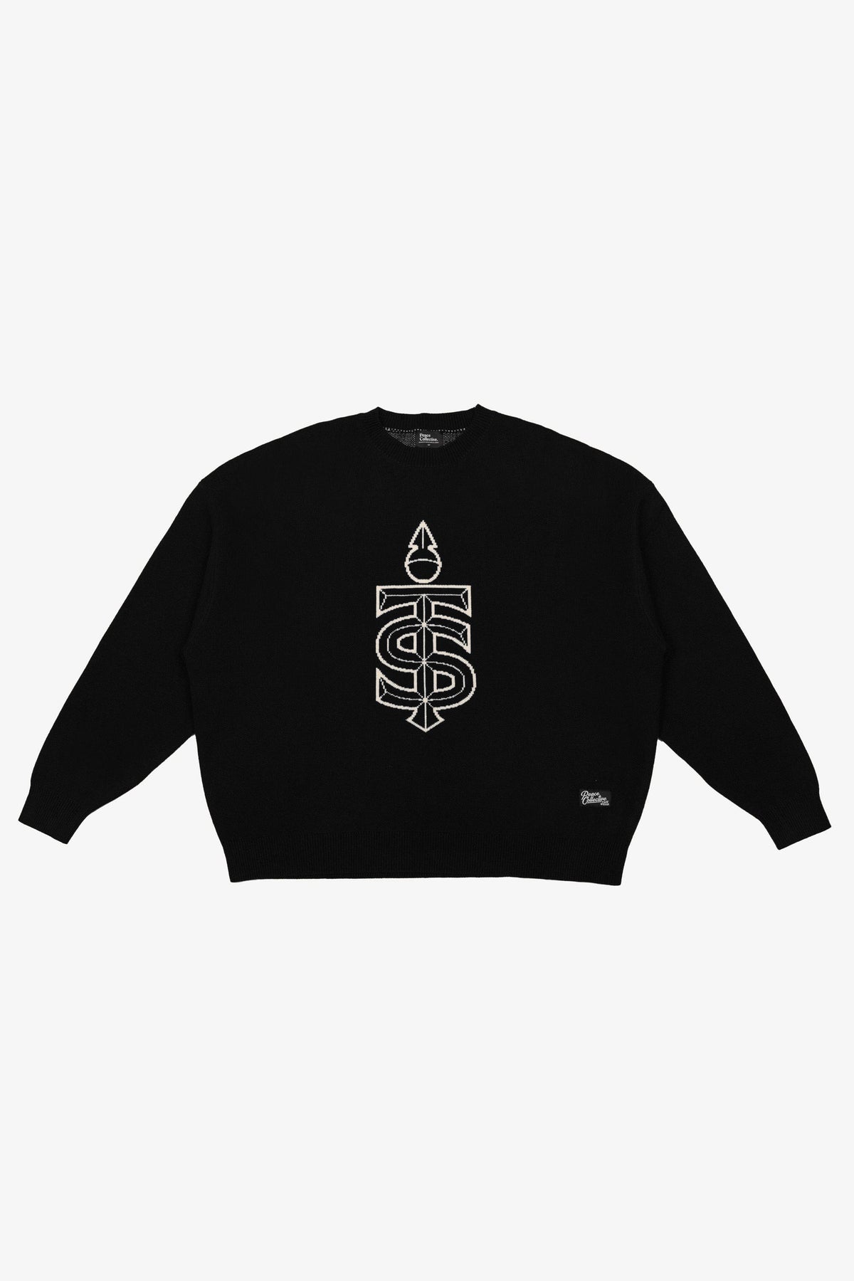 Toronto Sceptres Logo Oversized Knit Sweater - Black