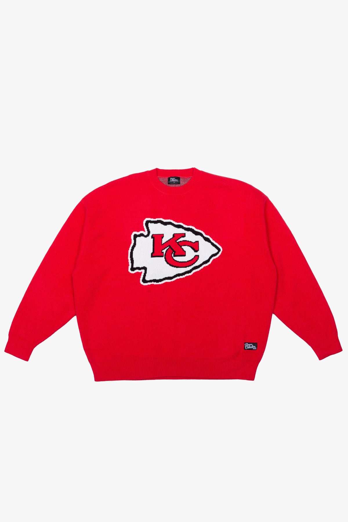 Kansas City Chiefs Retro Oversized Knit Sweater - Red