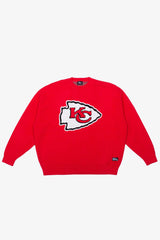 Kansas City Chiefs Retro Oversized Knit Sweater - Red