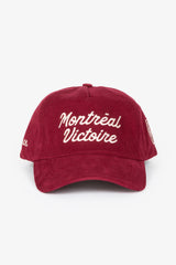 MontrÃ©al Victoire Corduroy A-Frame Cap - Maroon