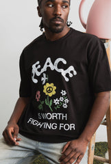 Fight Heavyweight Garment Dyed T-Shirt - Black