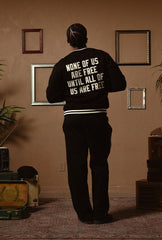 P/C x Jackie Robinson Ribbed Heavyweight Crewneck - Black