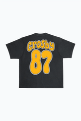 Sidney Crosby Heavyweight Garment Dyed T-Shirt - Black
