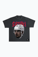 Nick Suzuki Heavyweight Garment Dyed T-Shirt - Black