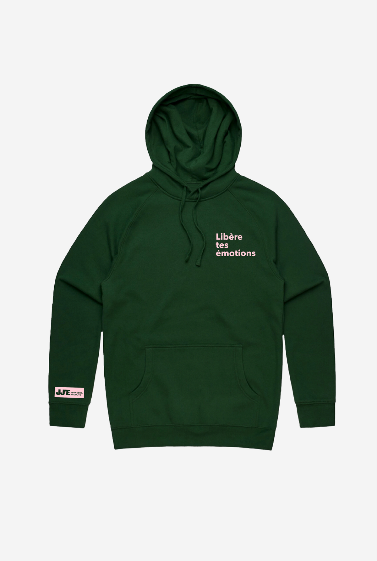Kids Help Phone LibÃ¨re Tes Ãmotions Hoodie - Forest Green