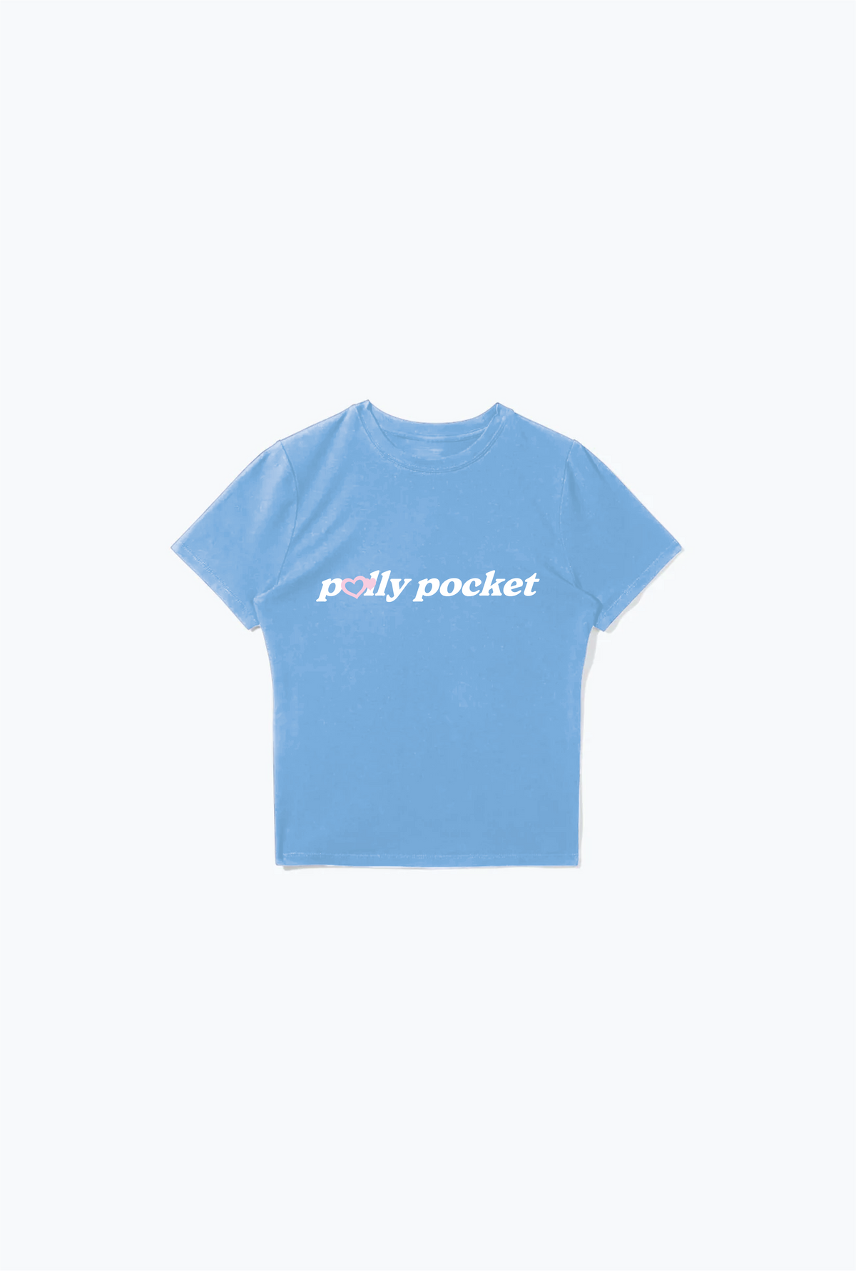 Polly Pocketâ¢ x P/C Y2K Baby Tee - Baby Blue