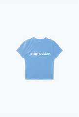 Polly Pocketâ¢ x P/C Y2K Baby Tee - Baby Blue