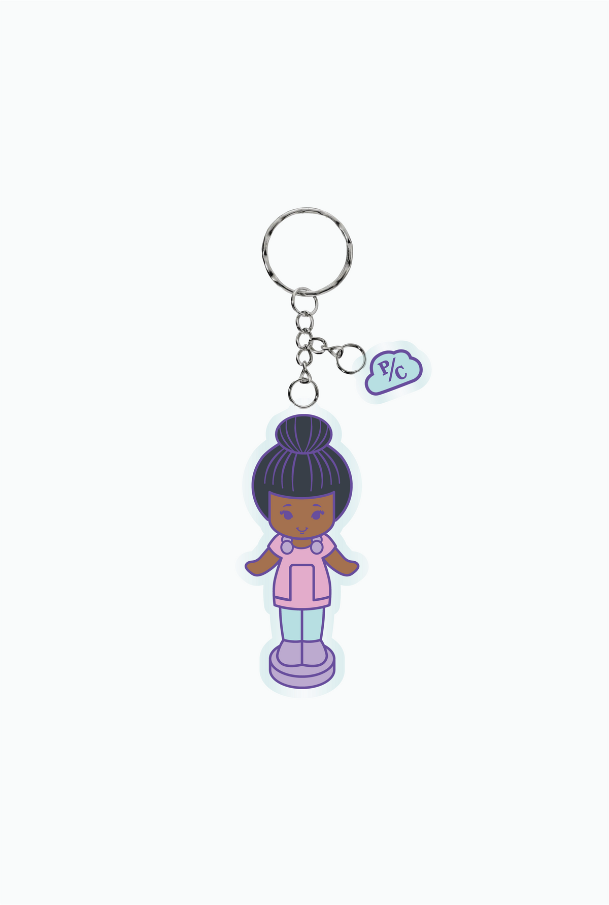 Polly Pocketâ¢ x P/C Keychain - Baby Blue