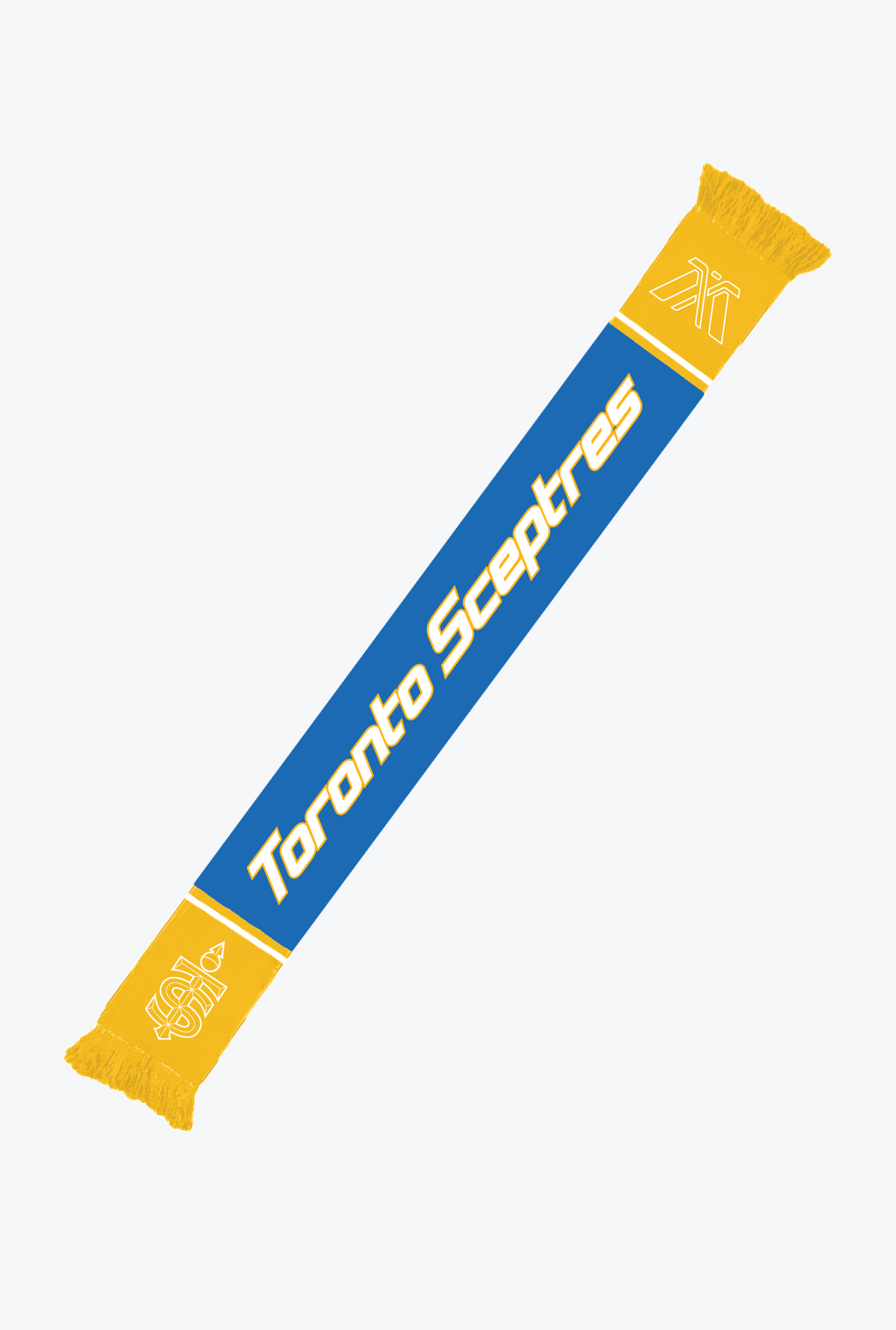 Toronto Sceptres Ice Time Earned Knit Scarf - Yellow / Royal
