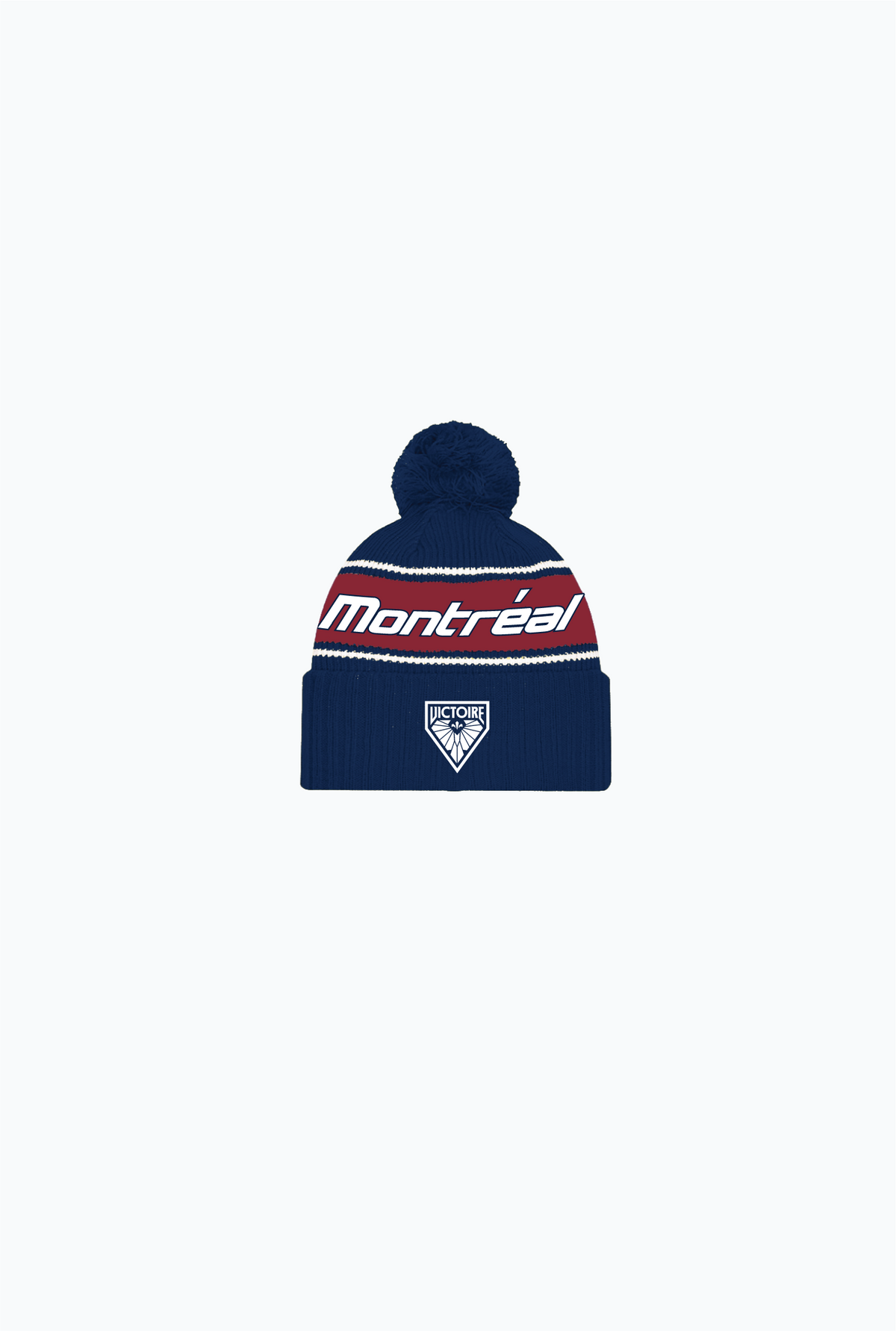 MontrÃ©al Victoire Knit Beanie - Navy / Maroon