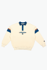 Vancouver Goldeneyes Oversized Rugby - Ivory / Blue