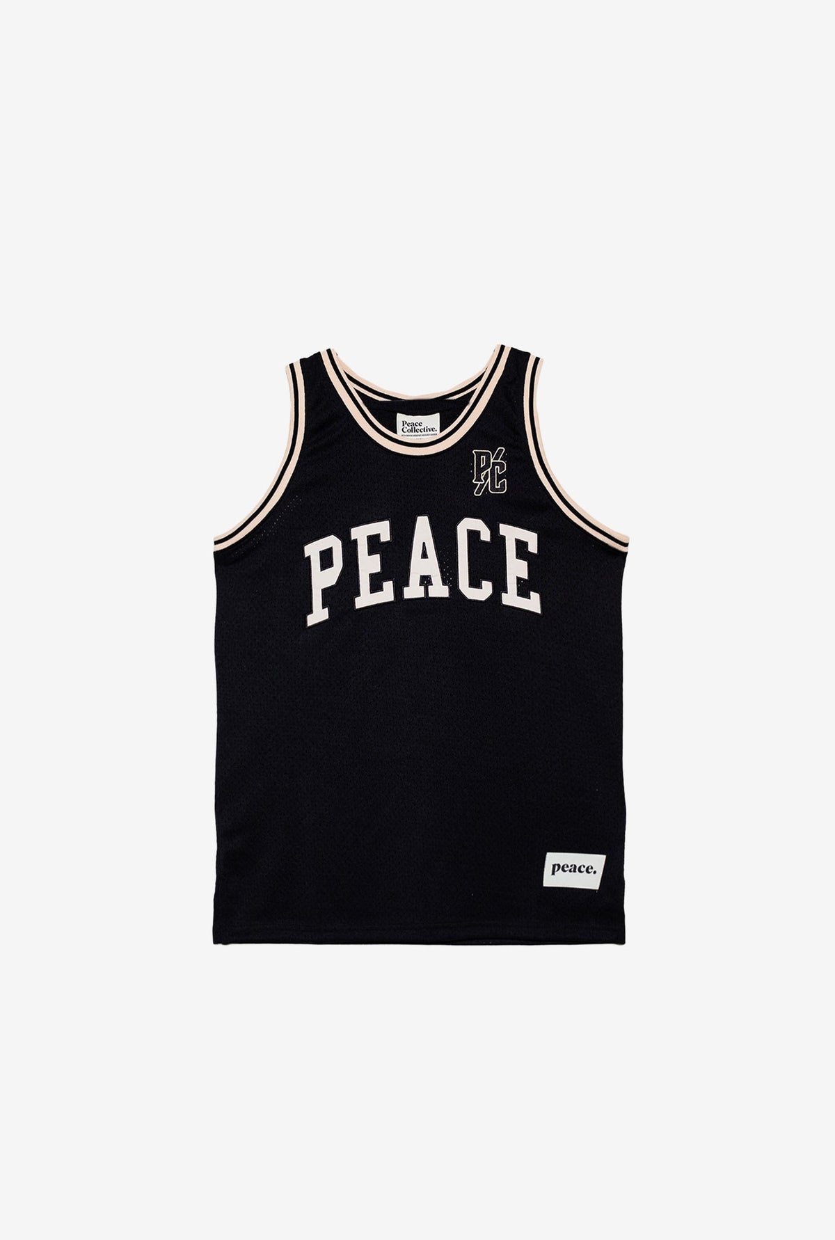 Peace Basketball Jersey - Black
