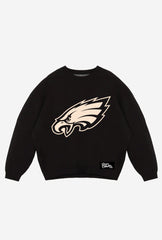 Philadelphia Eagles Oversized Knit Sweater - Black