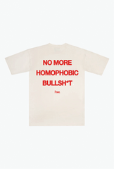 No More Homophobic BS Heavyweight T-Shirt - Ivory