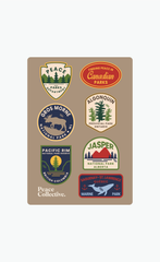Peace Parks Department Sticker - Multicolour