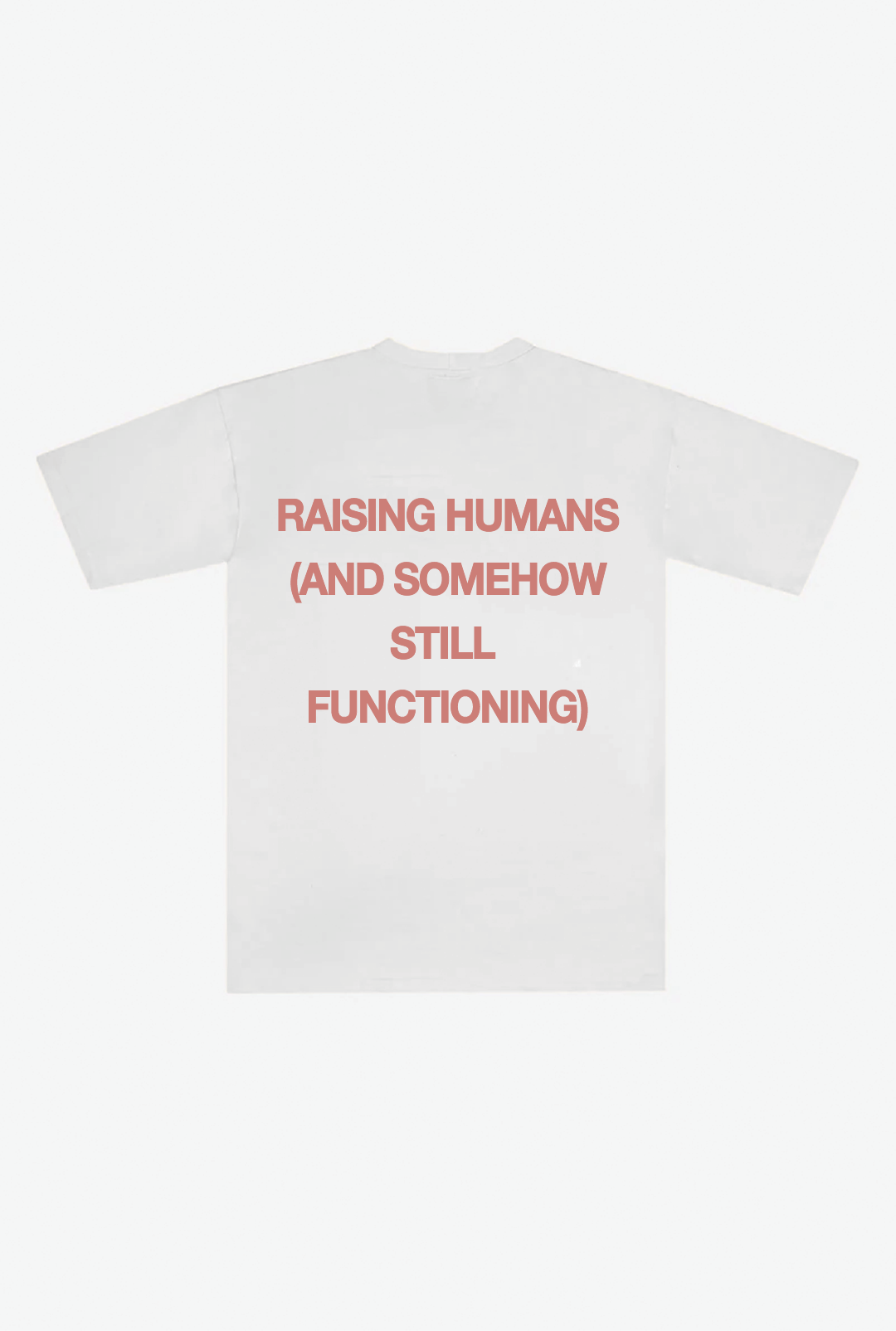 Raising Humans Heavyweight T-Shirt - White