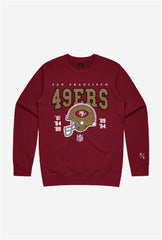 San Francisco 49ers Vintage Crewneck - Maroon