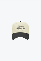 Espresso Martini Club A-Frame Cap - Black/Ivory