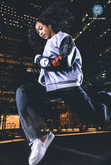 US Soccer | DC Joker Nylon Varsity Jacket - Purple