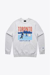 Toronto Winter Escape Crewneck - Ash