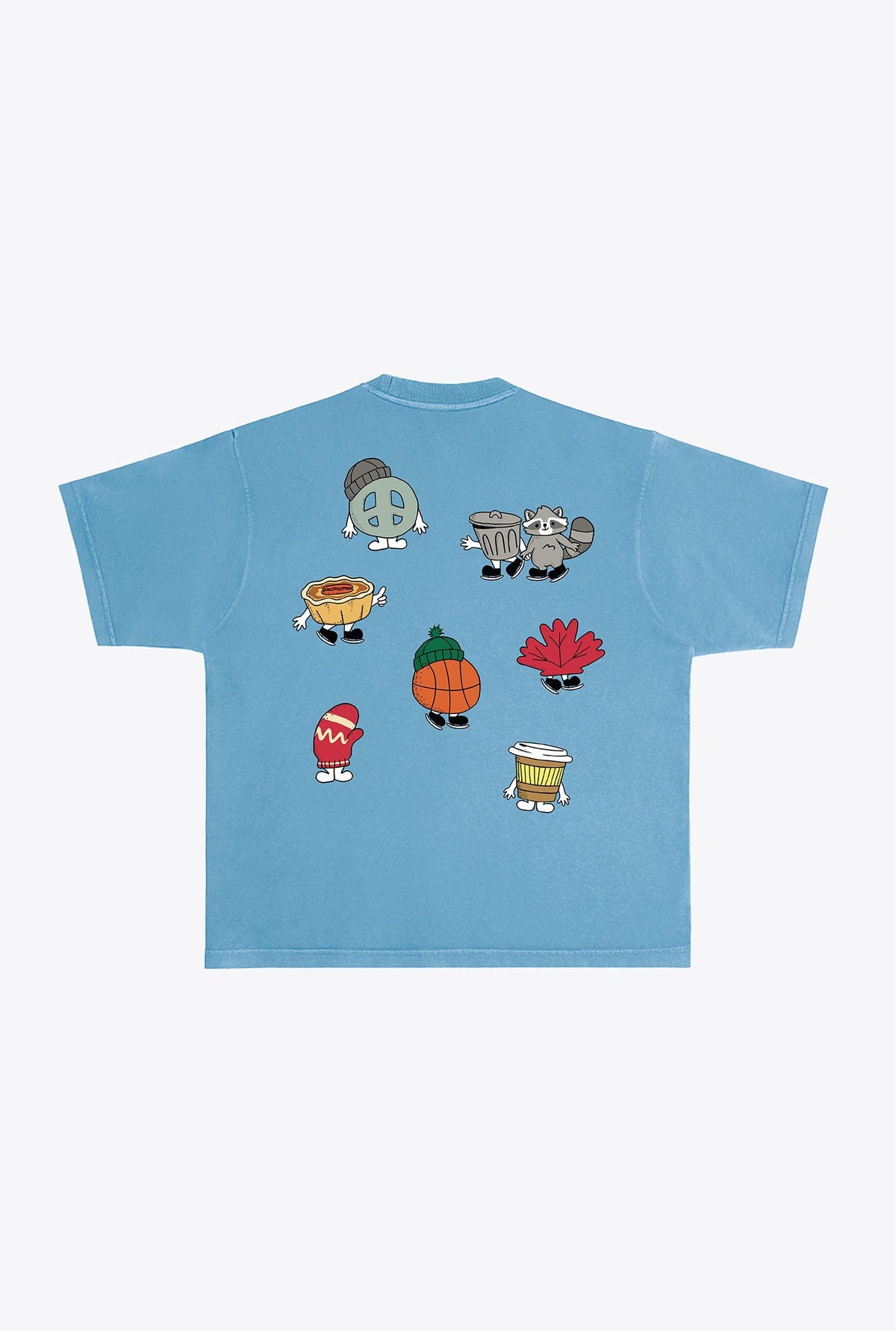 Toronto Wish You Were Here Heavyweight Garment Dyed T-Shirt - Blue