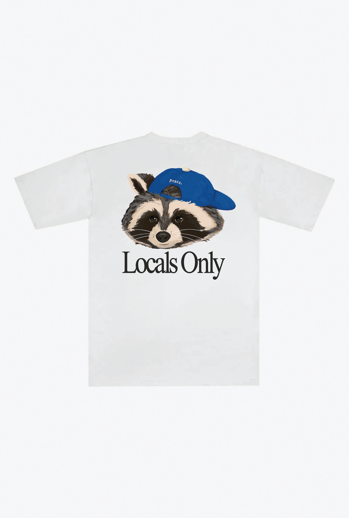 Trash Teddy Summer Vacation: Local's Only Heavyweight T-Shirt - White