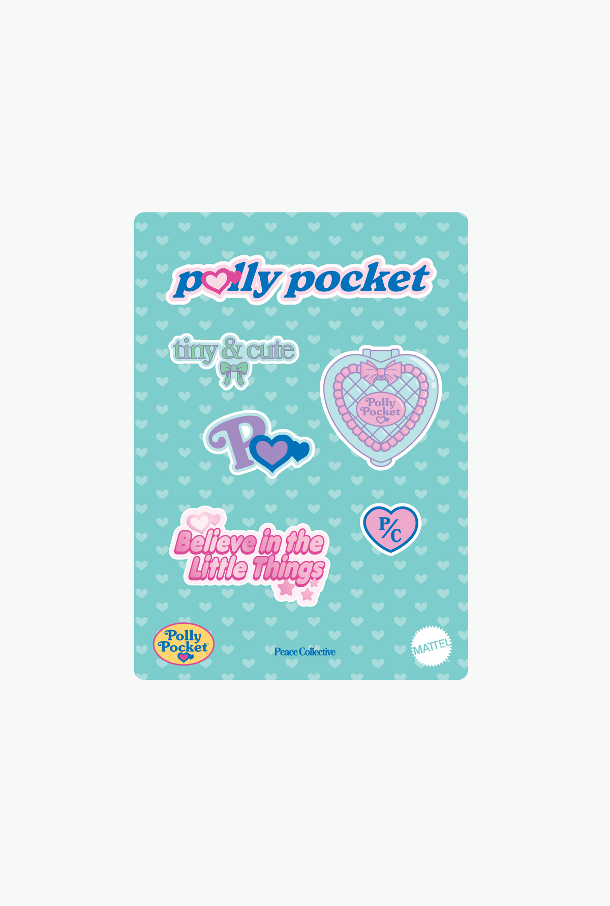 Polly Pocketâ¢ x P/C Sticker Sheet - Multicolour