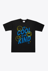 P/C x SmileyWorld It's Cool To Be Kind Heavyweight T-Shirt - Black
