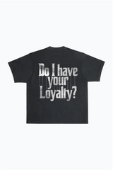 P/C x The Godfather Loyalty Garment Dyed Heavyweight T-Shirt - Black