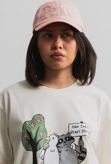 Peace Pigment Dye Dad Cap - Terra Cotta