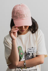 Peace Pigment Dye Dad Cap - Terra Cotta