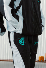 Kansas City Current Colour Block Track Pants - Off Black / White