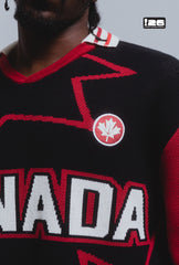 FIFA World Cup 2026â¢ Canada Knit Long Sleeve Jersey - Black