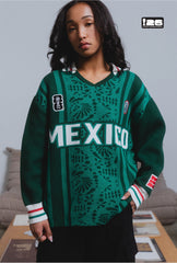 FIFA World Cup 2026â¢ Mexico Knit Long Sleeve Jersey - Green