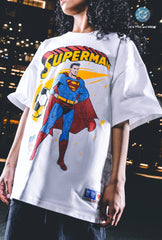 US Soccer | DC  Superman Comet Heavyweight T-Shirt - White