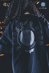 US Soccer | DC Batman Garment Dyed Heavyweight T-Shirt - Black