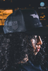 US Soccer | DC Batman Trucker Hat - Black